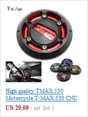6 цветов аксессуары для мотоциклов CNC алюминиевый наконечник для Yamaha T-max 530 T MAX TMAX 530 2012- tmax 500 tmax500