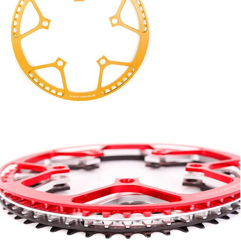 

Litepro bicycle ultralight one disc CNC 130BCD 53t 56t 58T Integrated crank wheel with protective plate for SP8 412 folding bike