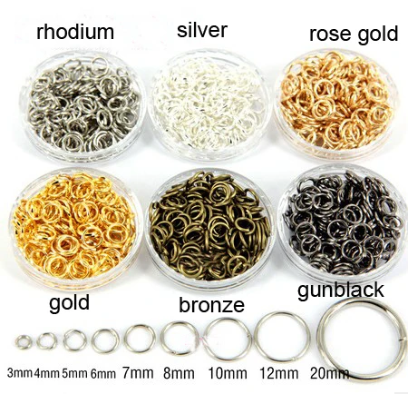 XINYAO-200pcs-bag-4-6-8-10-mm-Metal-Jump-Rings-Silver-Gold-Bronze-Color-Split (1)