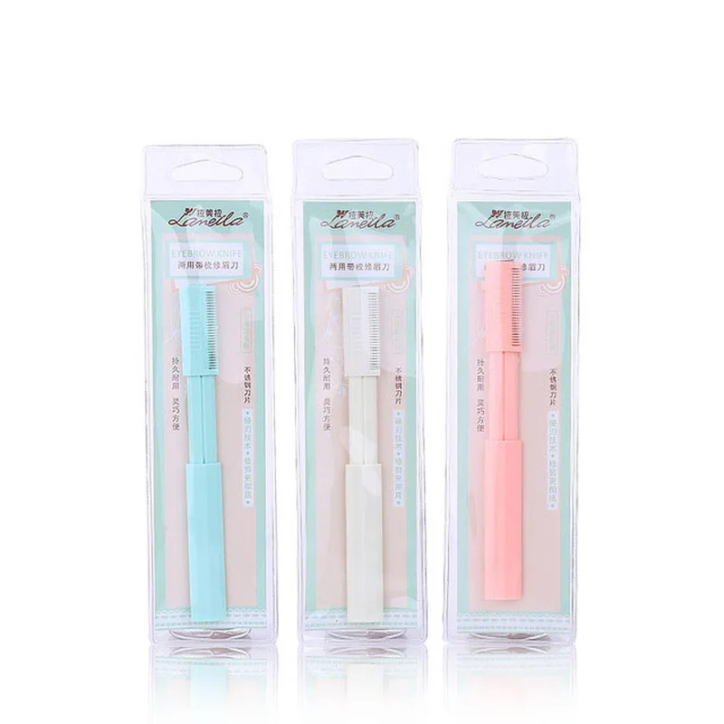 

Stainless steel meshless sliding eyebrow shaping knife Portable eyebrow shaping knife sharpening knife sharp and fast