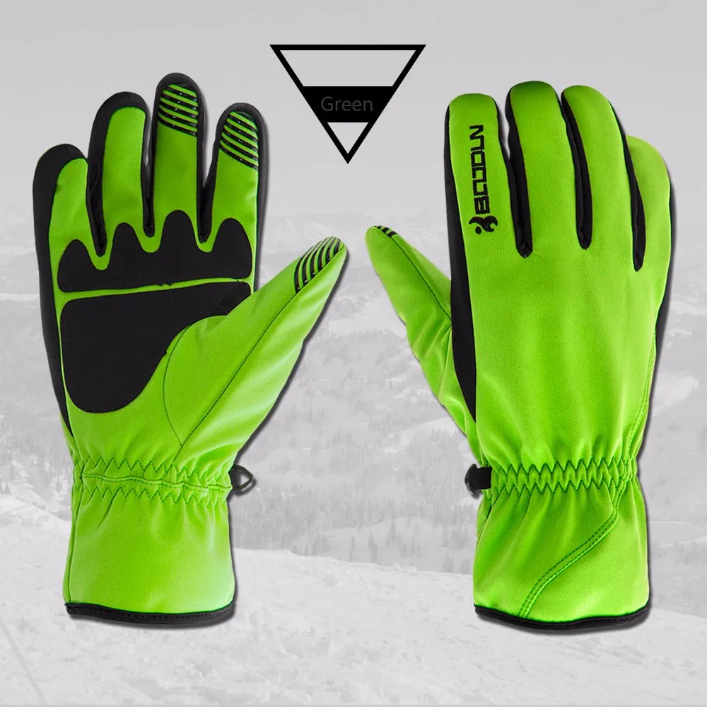 Водонепроницаемые теплые женские мужские зимние лыжные перчатки для сноуборда, снегохода, мотоцикла, уличные спортивные перчатки 6240032