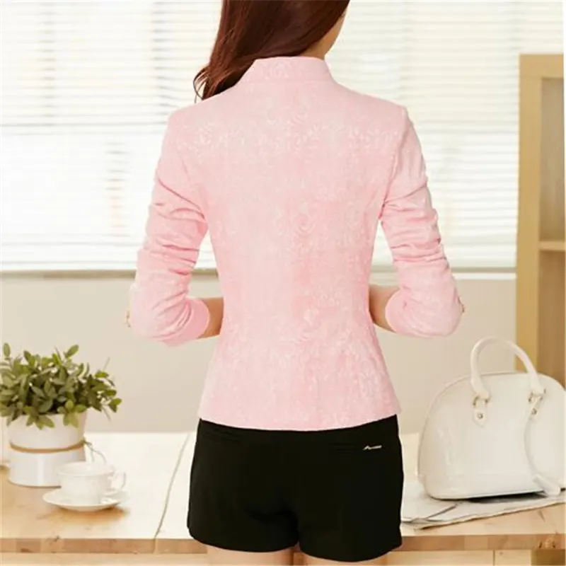 AYUNSUE Весна Для женщин блейзеры и куртки корейский стиль Тонкий Блейзер для женщин, длинная рубашка с длинными рукавами и Для женщин блейзер CJ005