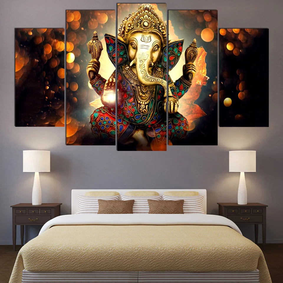 5 шт. алмазная живопись 5D своими руками вышивка крестиком Ganesha полностью