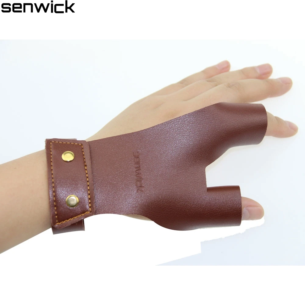 Buy Archery Left Hands Cow Leather Finger Guard