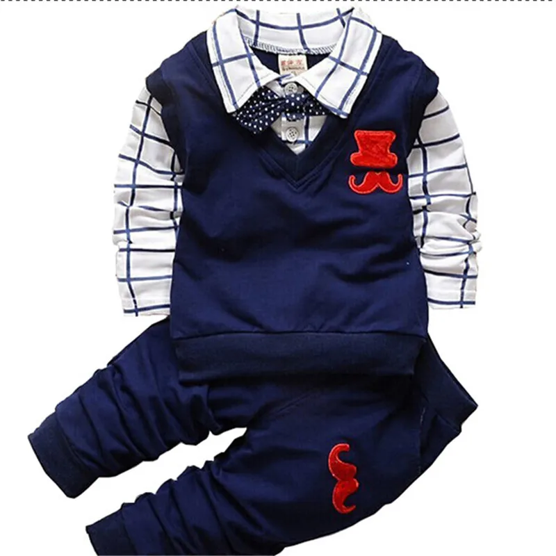 

Spring Autumn Baby Boy Clothes Set Children Clothing 2019 New Kids Boys Shirts + Pants 2PCS Sets Baby Casual Tracksuit