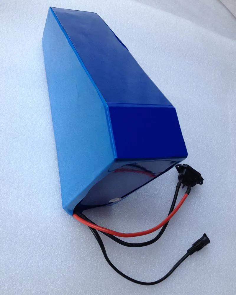 Perfect Great Triangle battery 48v 20ah 2600mah high drain cells lithium battery for 1000w 1500w motor e bike scooter k + bag 3