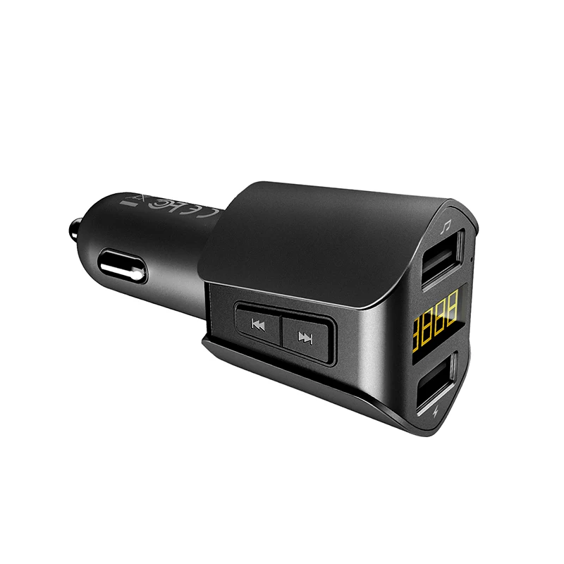 HEVXM fm-передатчик двойной USB T23 автомобильное зарядное устройство Автомобильный MP3 музыкальный плеер U диск плеер Автомобильный Bluetooth трубка- слуховой комплект