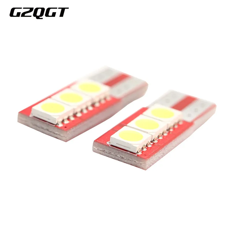 100 шт T10 5050 3 SMD Canbus ОШИБОК W5W 194 автомобилей Светодиодный индикатор ламповый Подсветка приборной панели лампы Парковка