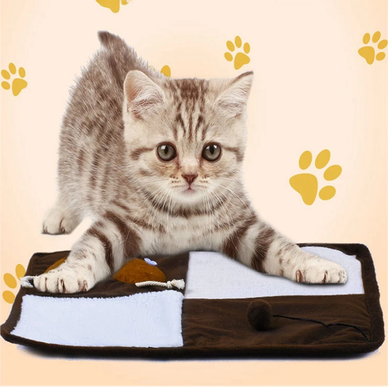 Когтеточка для котов кошачья доска для кошек Catnip игрушка для Когтеточка для котят коврик плюшевый Крыса Мышь игрушка для кошки шлифовальные когти альпинистская игрушка