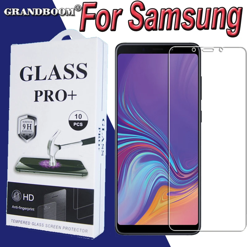 500 шт 2.5D Закаленное стекло против царапин для Samsung A90 A80 A70 A60 A50 A40 A40S A30 A20 A20E A10