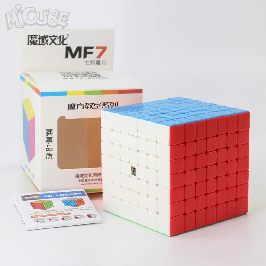 MofangJiaoshi MF7 7x7x7 куб скорость 7 слоев черный стикер Нео головоломка 7x7 Cubo Magico 7*7*7 обучающие игрушки для детей