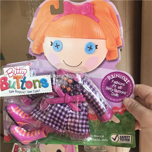 Коричневый Lalaloopsy одежда мода пакет платье плащ пижамы для больших 30 см полный размер куклы наряды аксессуары Подарки для девочек - Цвет: Коричневый