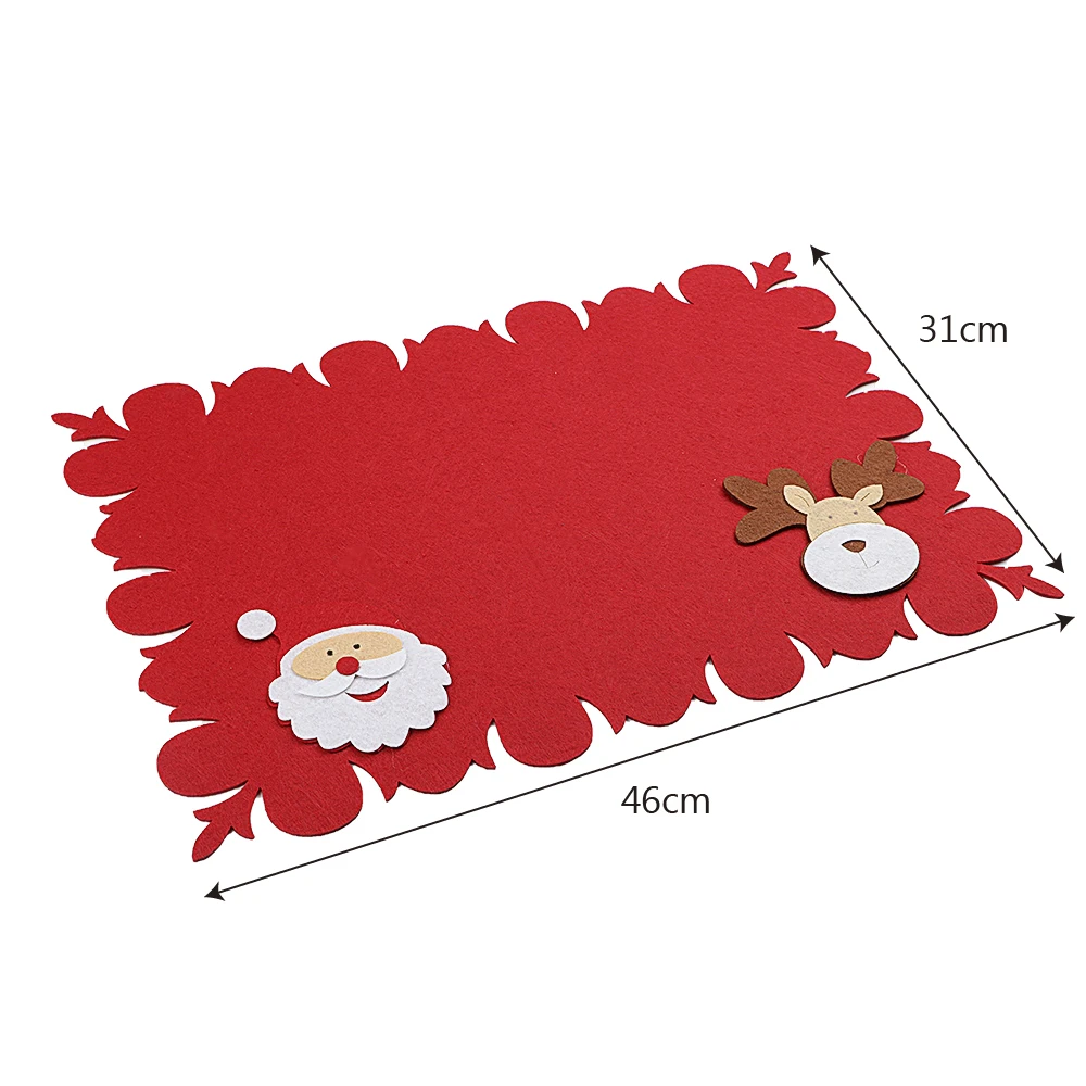 ITimo Heat-insulated Dining Table Mat Kitchen Bowl Mat Tableware Pad Christams Home Decor Non-Slip Cloth