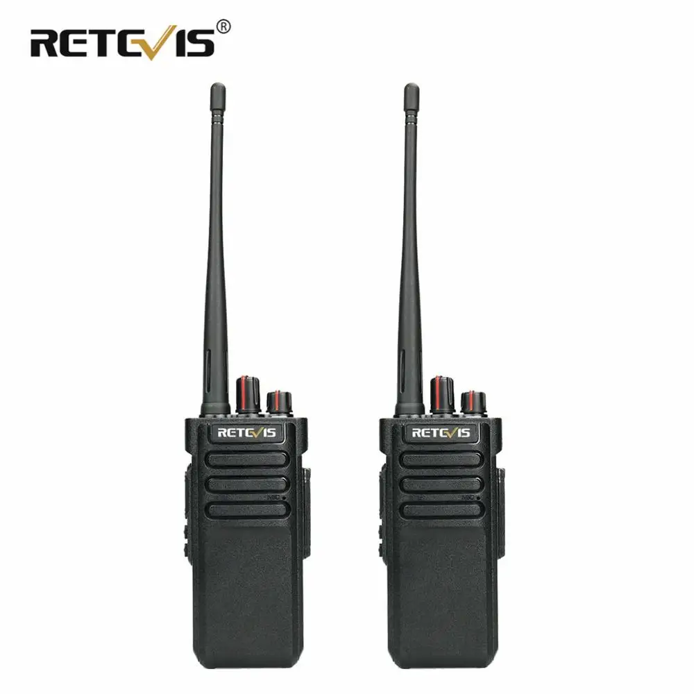 

2PCS RETEVIS RT29 Walkie Talkie 10W UHF (or VHF) IP67 Waterproof VOX CTCSS/DCS Handy Two Way Radio Radio Comunicador Transceiver