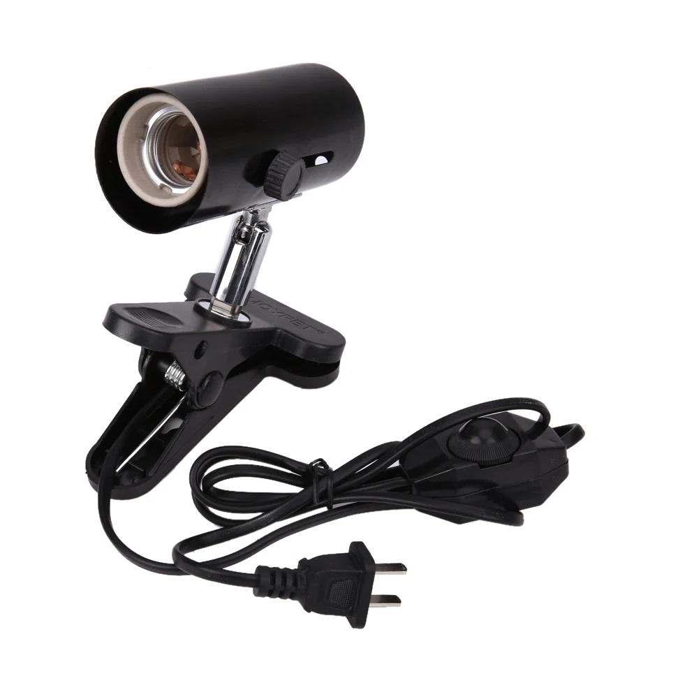 

300W Ceramic Heat UV UVB Lamp Light Holder For Chicken Brooder Reptile Basking Incubation Ceramic Lamp Clip Tool
