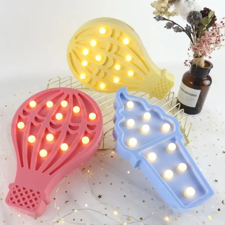 

DZ T Ins modelling lamp LED lamp bulb color lamp night lamp LED desk lamp alphabetic lamp originality