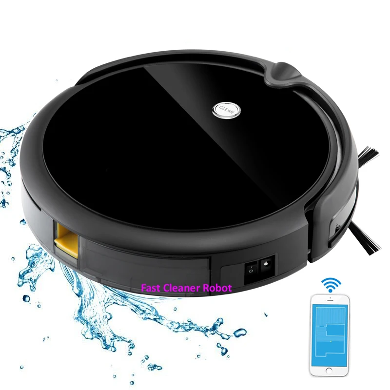  2020 Newest Clean Robot Vacuum Cleaner With CameraSmart Navigation Map Smartphone WIFI APP ControlW