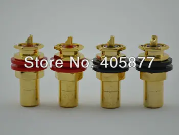 

4pieces Gold Plated RCA socket FEMALE CONNECTOR