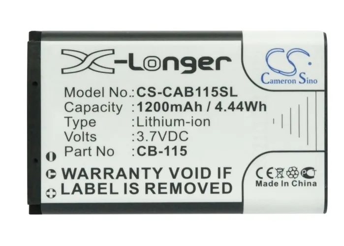 Аккумулятор Cameron Sino 1200 мАч CB 115 для CAT B100|1200mah battery|cameron sinobattery for |