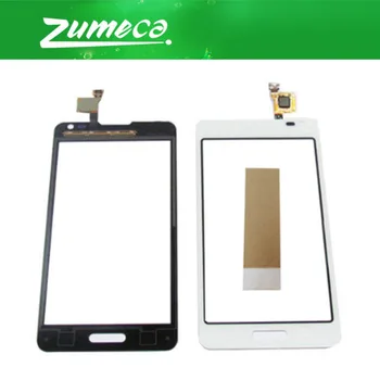 

High Quality 4.5 Inch For LG F6 D500 D505 Touch Screen Digitizer Touch Panel Lens Glass Replacement Part Black White Color+Tape