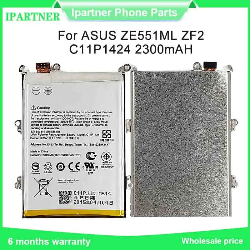 

For Asus Zenfone 2 C11P1424 ZE551ML ZE550ML Z00AD Z00ADB Z00A Z008D Battery Replacement For Asus ZE551ML Battery 3000mAh
