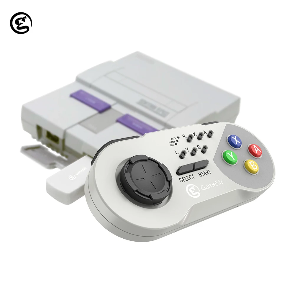 

GameSir W60N107 Controller For Nintendo SNES Classic Wireless Turbo Gamepad