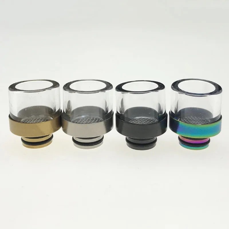 

15 piece 510 glass Prevent splashing oil Mouthpiece Vape Drip Tips for veco solo plus kit 510 thread atomizer