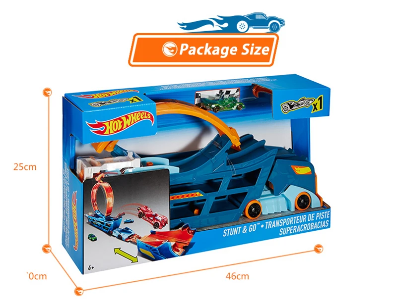 hot wheels stunt and go transporter