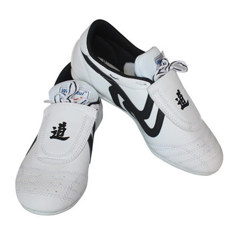 Nonslip Taekwondo Shoes Martial Arts Sport Sneaker White Sole