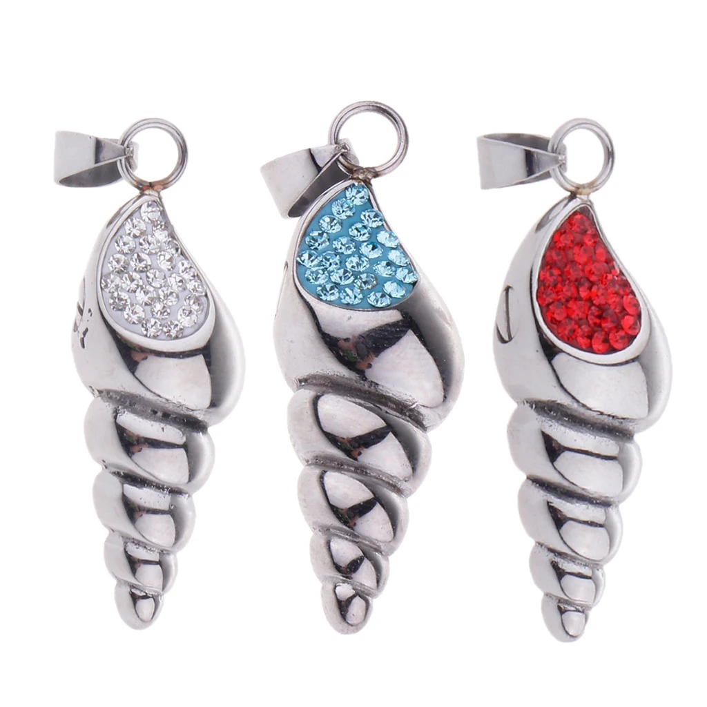 Women Men Unisex Stainless Steel Crystal Urn Pendant Cremation Ashes Holder Keepsake Memorial Jewelry for Family Members 