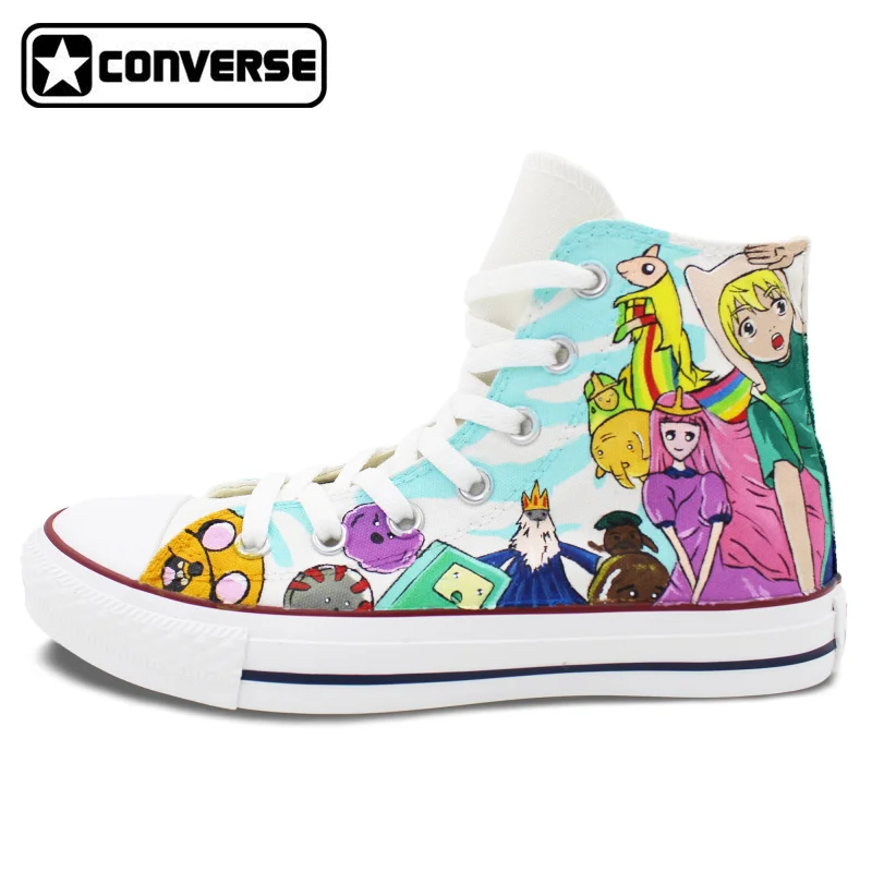 Prix pour Baskets Converse All Star Homme Femme Chaussures Jake Finn Princesse Adventure Time Portraits de Famille Design Peint À La Main Chaussures Prix pour Baskets Converse All Star Homme Femme Chaussures Jake Finn Princesse Adventure Time Portraits de Famille Design Peint À La Main Chaussures