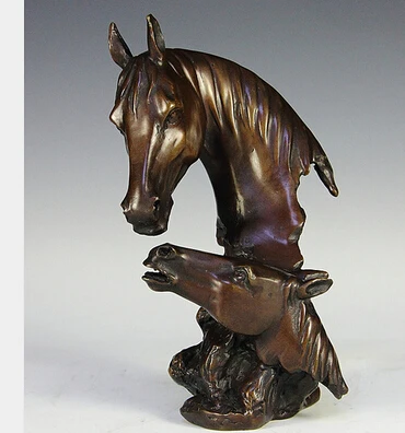 Copper Br Chinese Crafts Decor Ation Asian Horse Copper Br Chinese Crafts Decor Ation Asian Horse Head Decoration Love For All Seasons