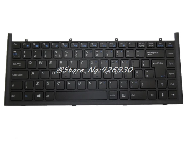 Laptop Keyboard for CLEVO MP-12R76E0-430 6-80-W5470-160-1 Spain SP with Black Frame Laptop Keyboard for CLEVO MP-12R76E0-430 6-80-W5470-160-1 Spain SP with Black Frame