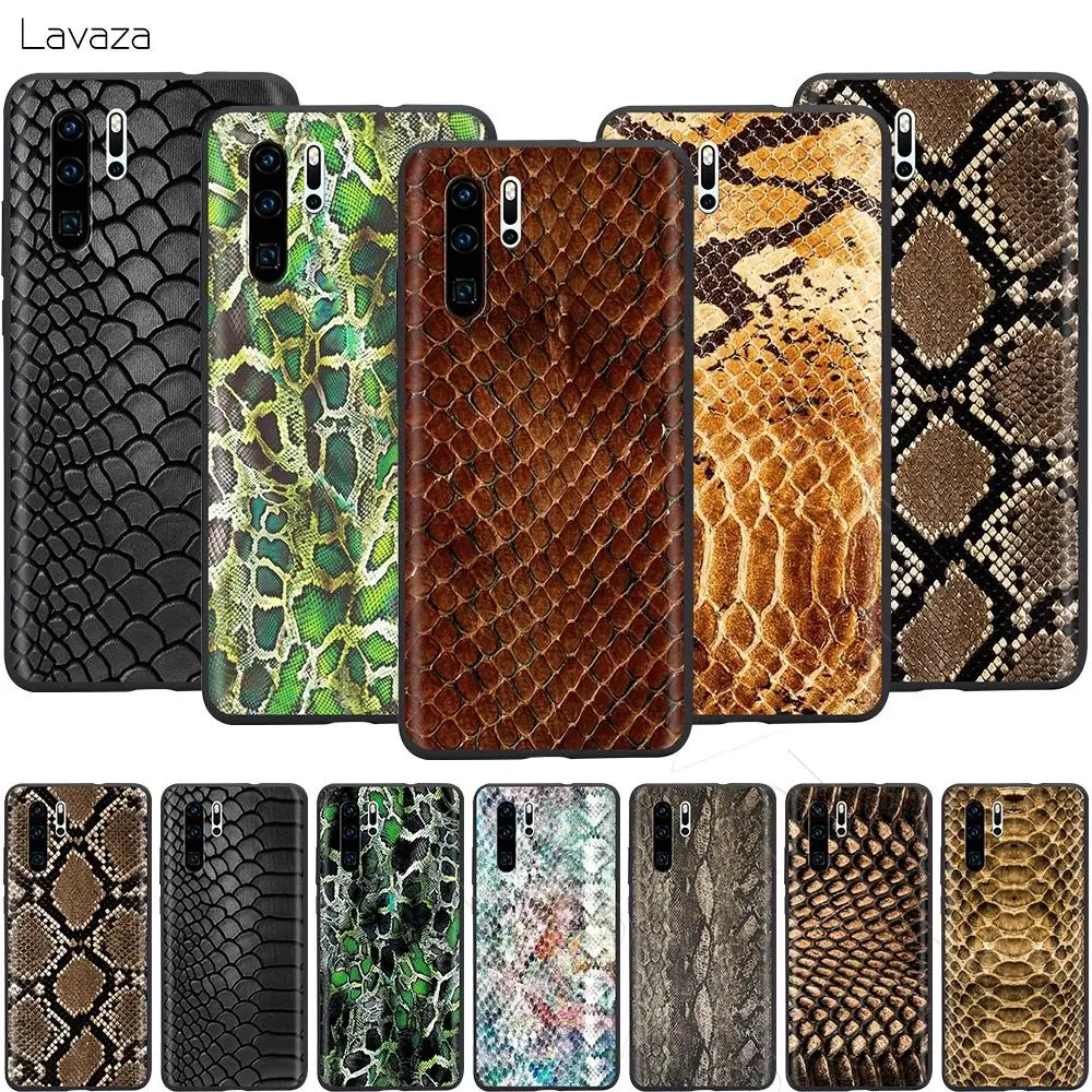

Lavaza Snake Skin Art Case for Huawei Mate 30 20 Honor 6a 7a 7c 7x 8C 8x 9 10 Nova 3i 3 Lite Pro Y6 2018
