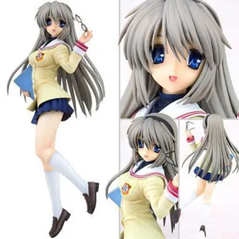 

New Hot Sakagami Tomoyo uniform PSD Love Game CLANNAD 4 Leaves 1/6 Scale 10" Action Figure Toys