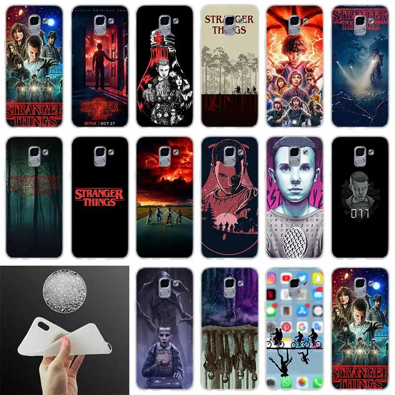 

Soft silicone Phone case Cover STRANGER THINGS FOR Coque Samsung Galaxy J6 J4 J8 J7 2018 Plus J3 J5 J7 Prime Pro 2017 2016 Casse