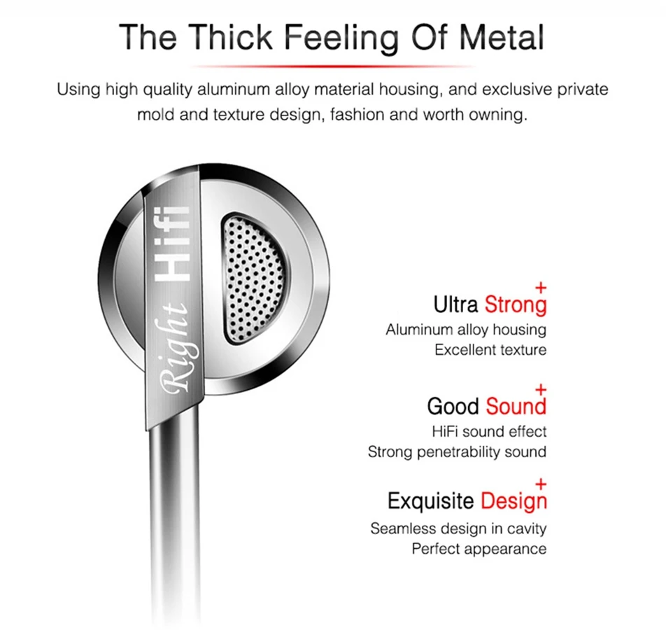 Icoque Stereo Bass Earphone In-ear Portable Headphones With Mic for Samsung Galaxy S7 S8 iPhone 6s 5s PC In Ear Hi-fi Earphones  (10)