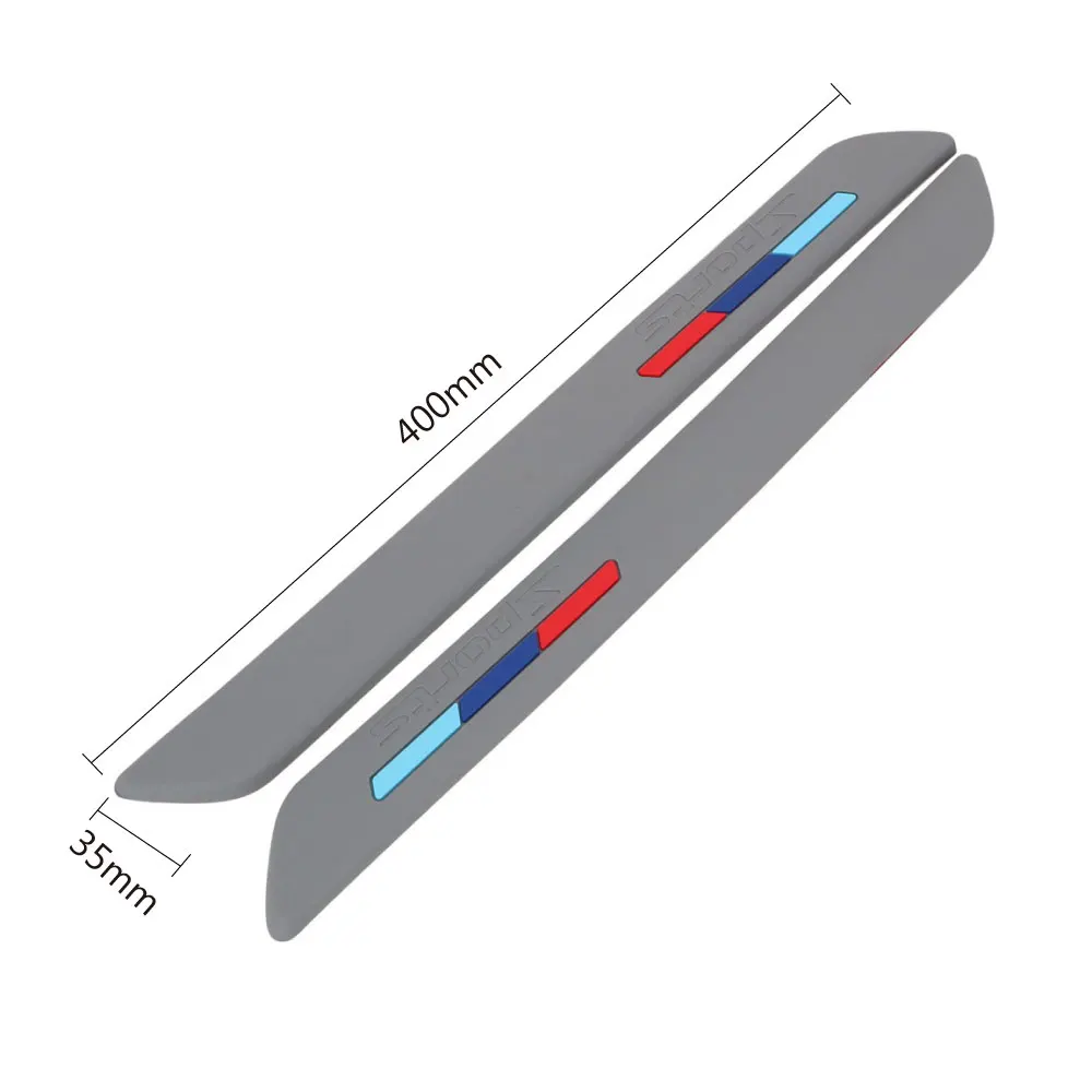 2pcs Anti-Scratch Sticker Edge Corner Strips Bumper Protective Guard Bar Bumper Crash Styling Moulding Car Anti-collision Strip