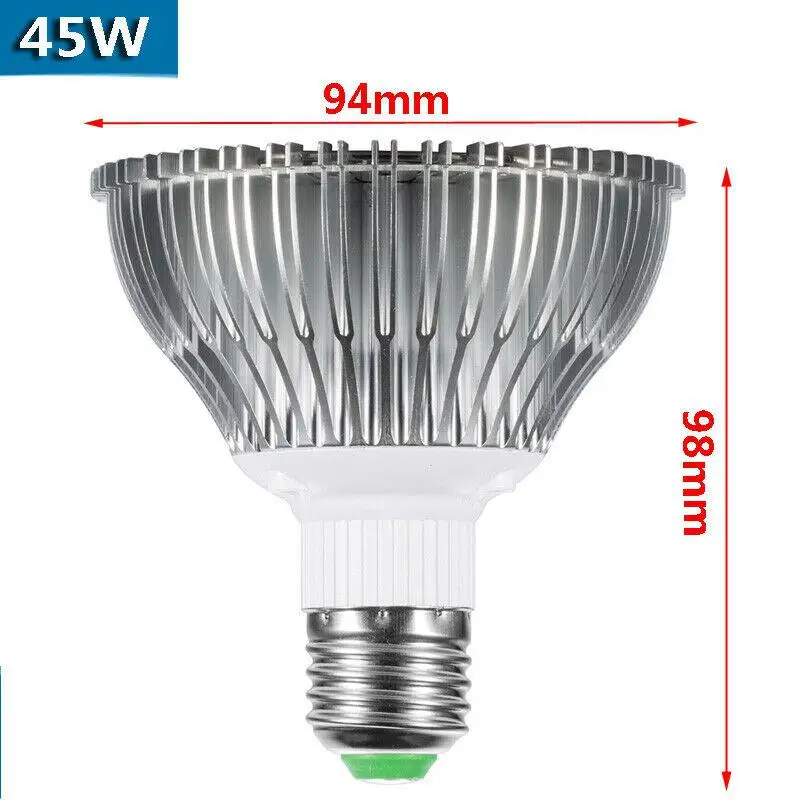 E27 40/78/120 светодиодный s полный спектр светодиодный Алюминий лампа для растений завод цветок растет свет лампы для роста растений Бесплатная