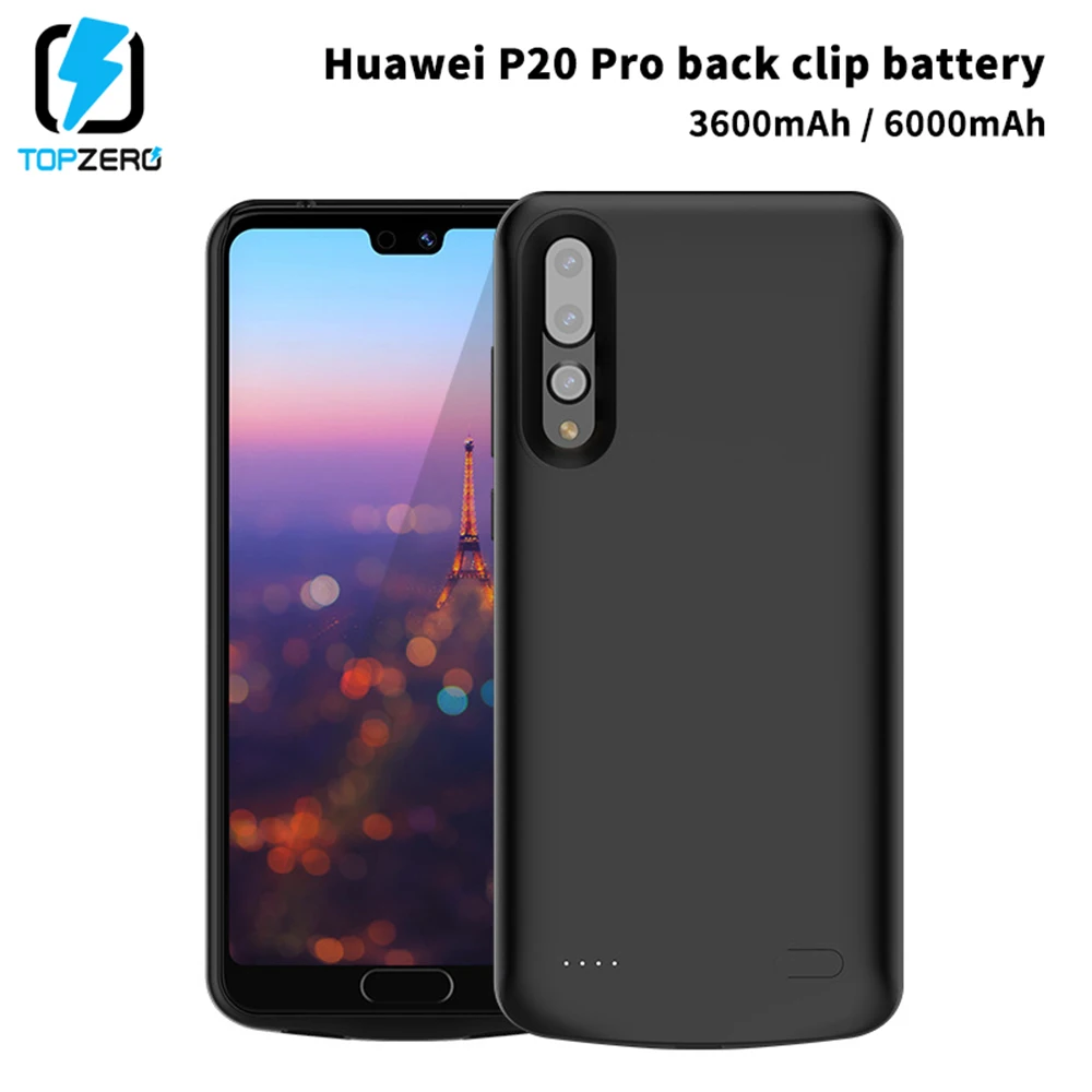 6000 мА/ч чехол для зарядного устройства huawei P20 высокая емкость портативный зарядки