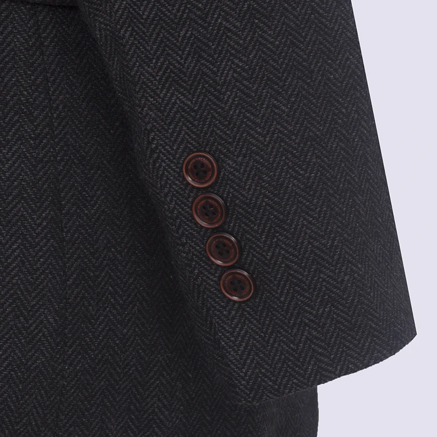 Black man Wedding Suits coat for Groom Tuxedos Harringbone Groomsman Suit 2 Style Man Suit Tailor Blazer Jacket+pants+ves