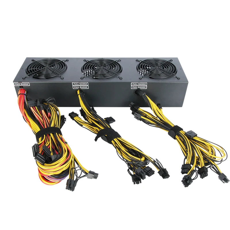 Бесплатная доставка новинка 2018 2600 Вт Bitcoin Miners блок питания PC поддержка 12 карт для
