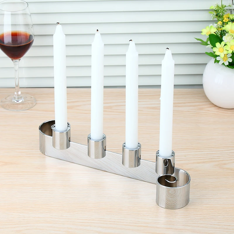 European simple candle model room decoration dinner romantic wedding