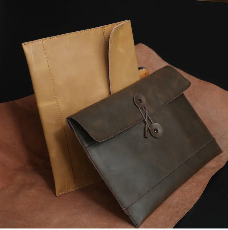 Leather Document holder Leather file folder Genuine Leather Portfolio