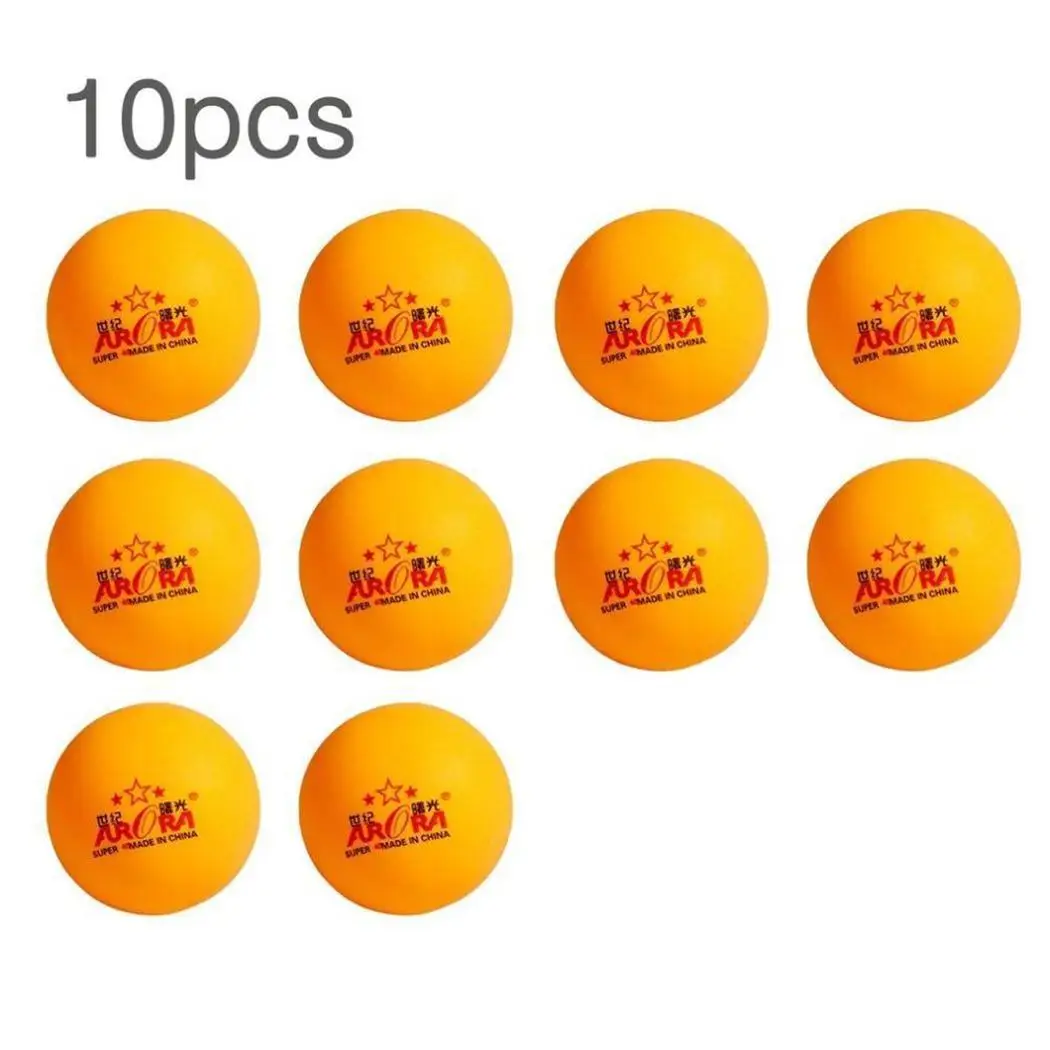 10Pcs Table Tennis Training Ball Ping Pong Sport Super tough and durable Game Yellow Equipment | Спорт и развлечения