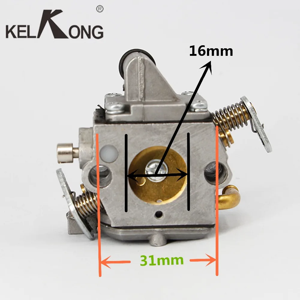 Карбюратор KELKONG Carb для STIHL MS170 MS180 пилу 017 018 ZAMA C1Q S57B rep #1130 120 0603 с выпуклостью сверху