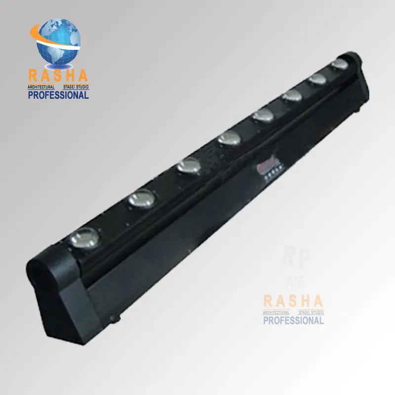 

Rasha 8*10W 4in1 RGBW C-ree LED Moving Head Beam Bar Light LED Eight Beam Light DMX Stage Light For Event Party