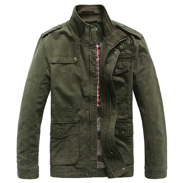 Big Size S-5XL Men Outdoor Autumn Cotton Jacket Outwear