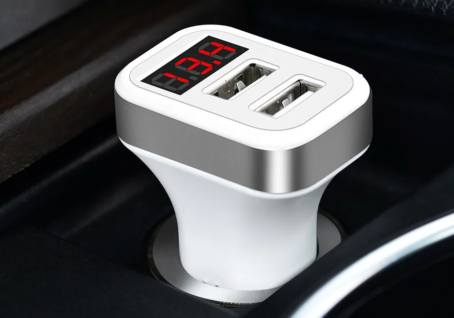2/3 USB 2.1A/1A автомобиль Стайлинг автомобиля Зарядное устройство телефон для Oukitel K6000