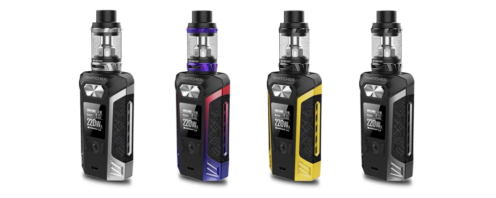 Original Vaporesso Switcher Kit with Switcher Vape 220W Box Mod and 2m 5ml NRG Tank Atomizer No 18650 Battery E cigarette (10)